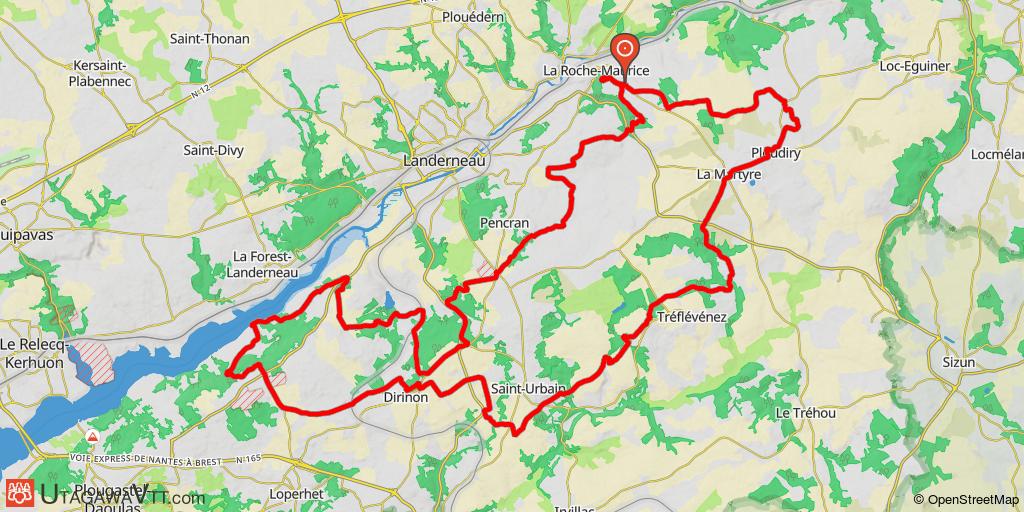 Rando de la Roche-Maurice 2023-  57 km