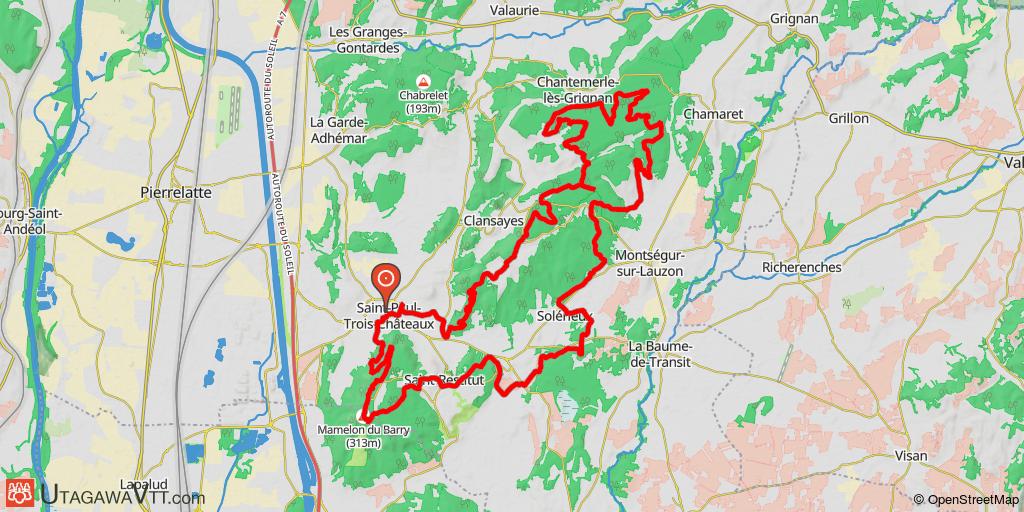 Rando St-Paul-Trois-Châteaux 2010 - 55 km