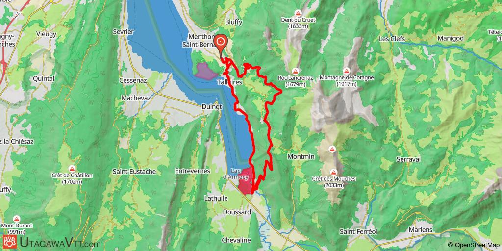 Talloires - Col de la Forclaz - Verthier - Talloires