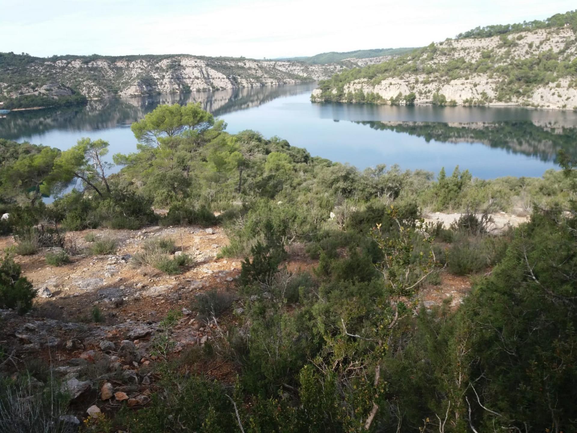 Chemin du Lac - Lac d'Esparron -  Saint-Julien-le-Montagnier
