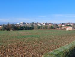 Vue sur le haut de Saint Nizier sous Charlieu
