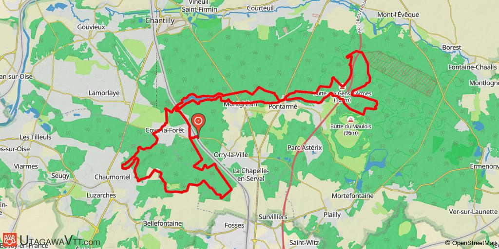 Autour des étangs de Comelle - Forêt de Chantilly Sud