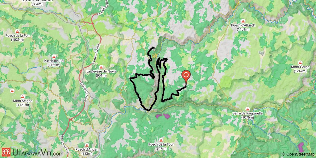 Causses, Tarn et Jonte - Le Courby - Almières (Etape 1/3)