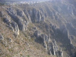 Vue sur les gorges du Tarn depuis le Point Sublime