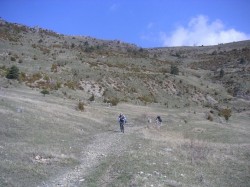 Descente sur la vallée de la Jonte