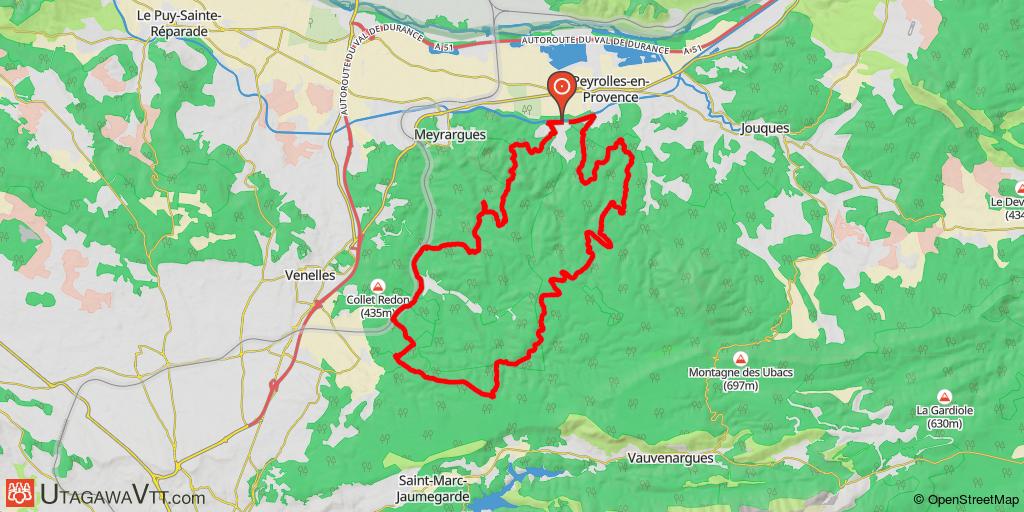 Superbes sentiers entre le nord de la Sainte-Victoire et Peyrolles