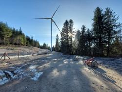 Éolienne du Bois Goutte Chevalier (commune Les Noës)