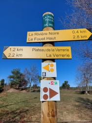 La Pierre Follet, circuits VTT-FFC du Roannais et des Bois Noirs