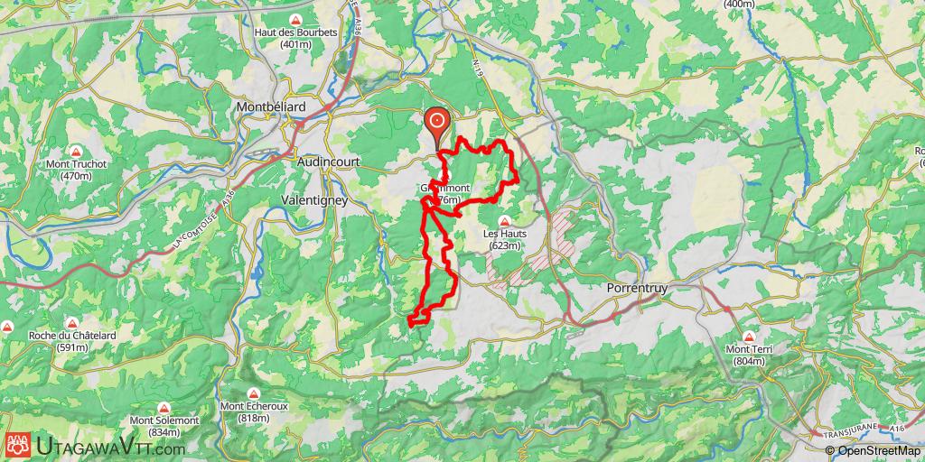 Rando de Beaucourt - La MTB 2023 - 43 km