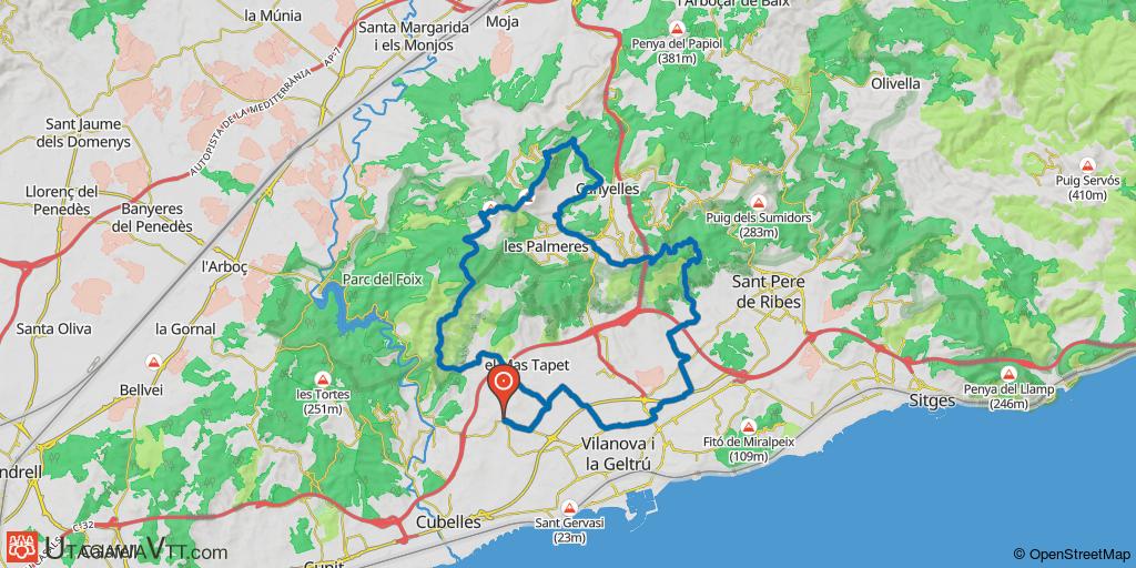 Vilanova i la Geltru - les 3 pics - ( 45 km sud de Barcelone)