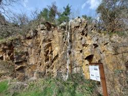 Falaise d'ocre