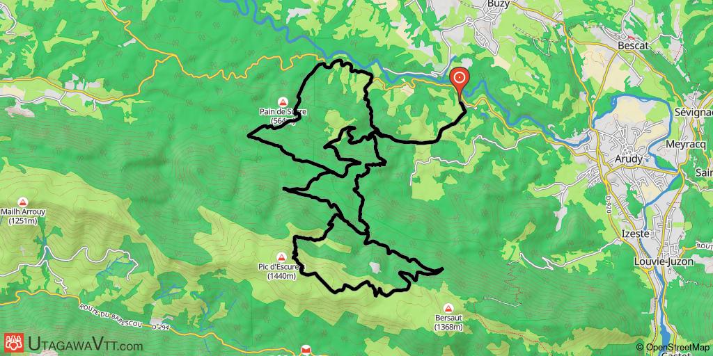 Les 2 descentes du bois du Bager : le col du Cerisier et l'enduro du Bager