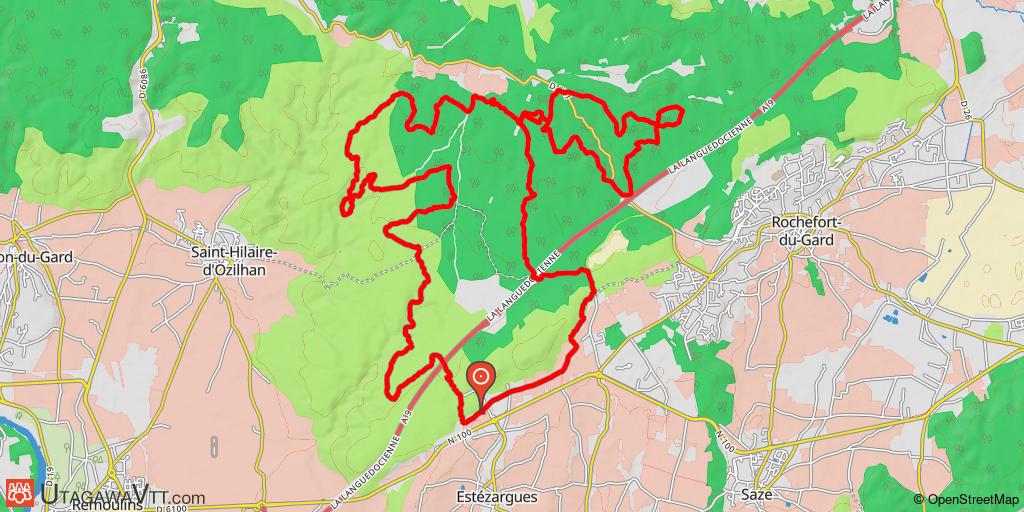 Entre Estézargues, Saint-Hilaire-d'Ozilhan et Rochefort-du-Gard
