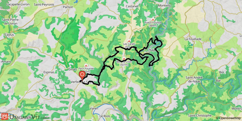 De La vallée de la Baye aux gorges de l'Aveyron