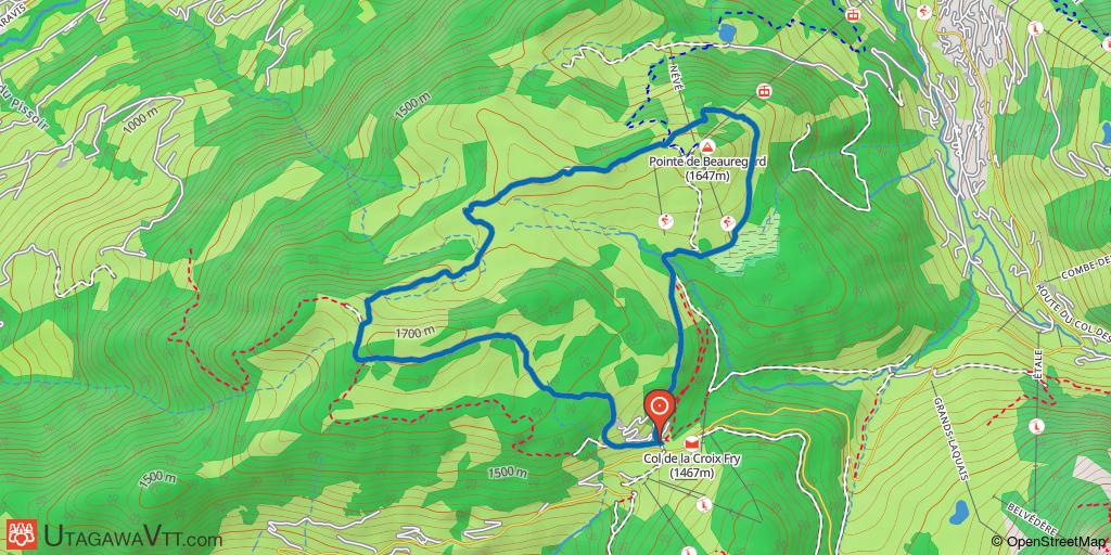 Le plateau de Beauregard (La Clusaz)