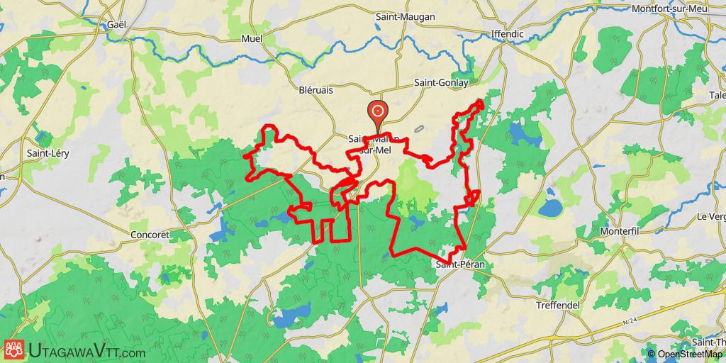 Rando de Saint-Malon-sur-Mel 2024 - 54 km