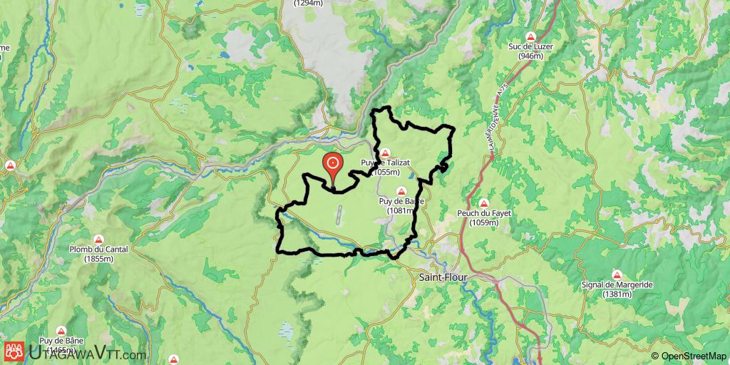 Circuit sur la Planèze au nord de Saint-Flour