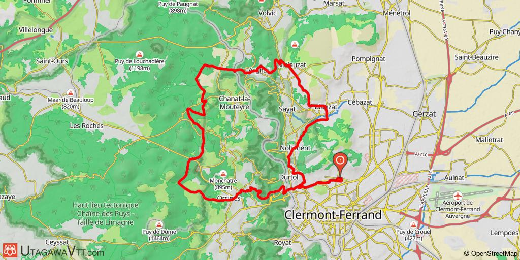 Clermont-Ferrand - Blanzat - Argnat - Golf des Volcans
