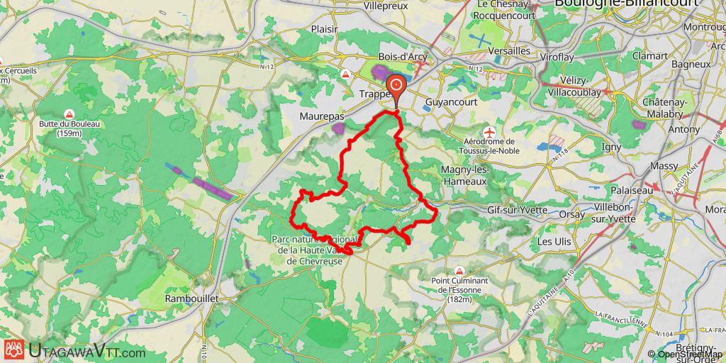 Vallée de Chevreuse : Montigny-Cernay-Choisel par les Vaux de Cernay