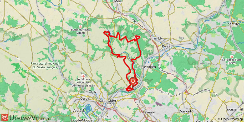Boucle autour de la vallée du Sausseron (Vexin français)