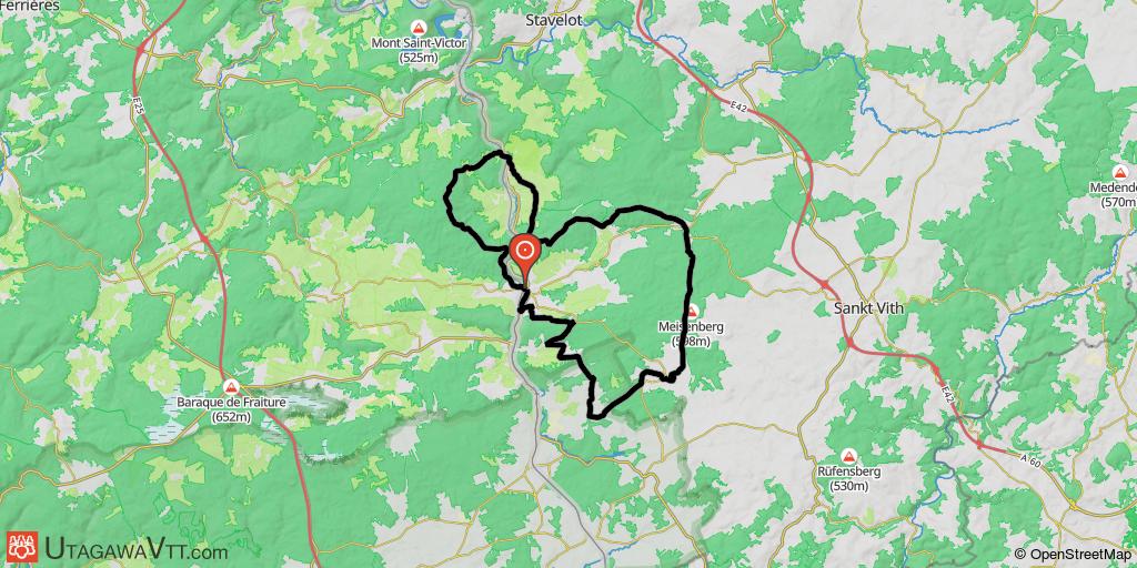 Vielsalm : Divagation entre les circuits balisés N° 2 et 3
