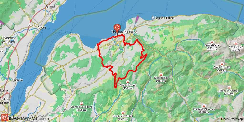 Mont d'Hermone puis 3 cols depuis Thonon