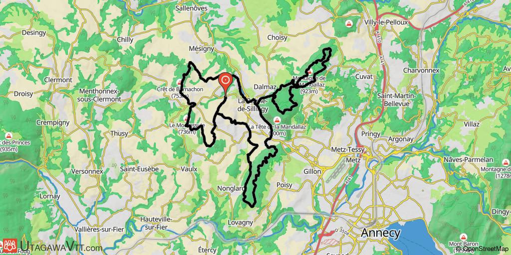 Grande boucle autour de la Balme-de-Sillingy