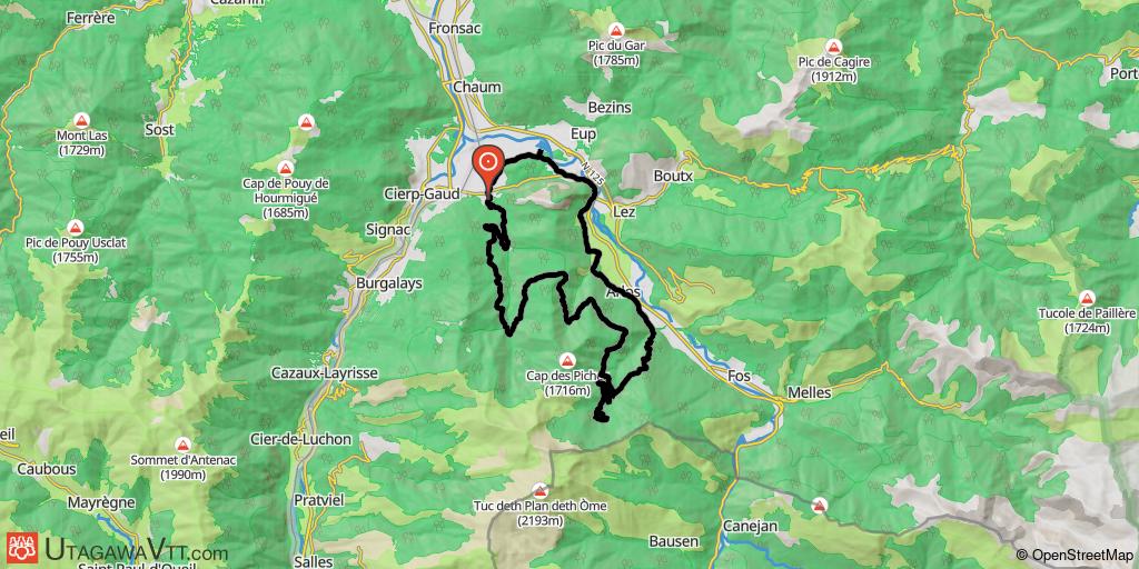 Boucle au départ de Marignac sur le GR10
