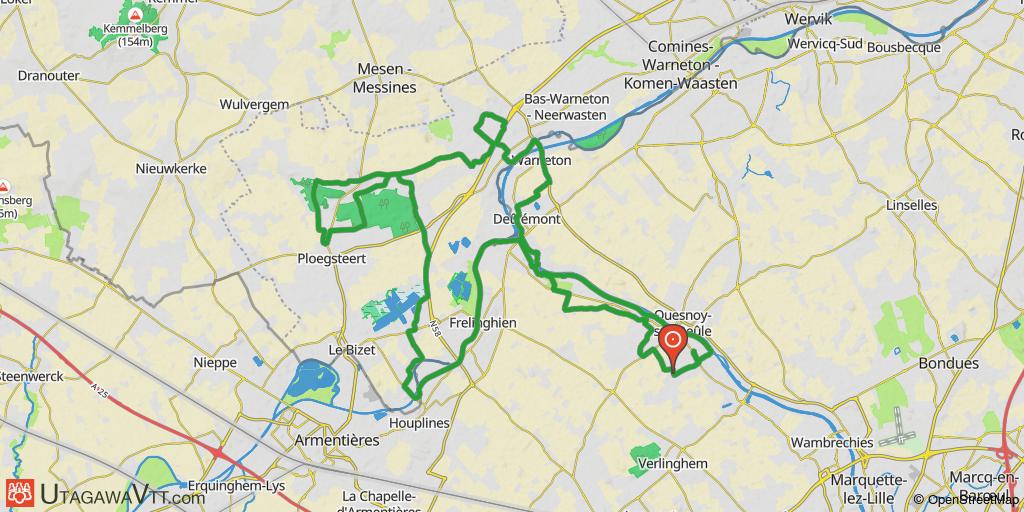 Brevet Quesnoy-sur-Deûle 2010 - 45 km