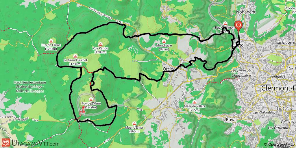 Durtol -> Tour du Puy de Dôme