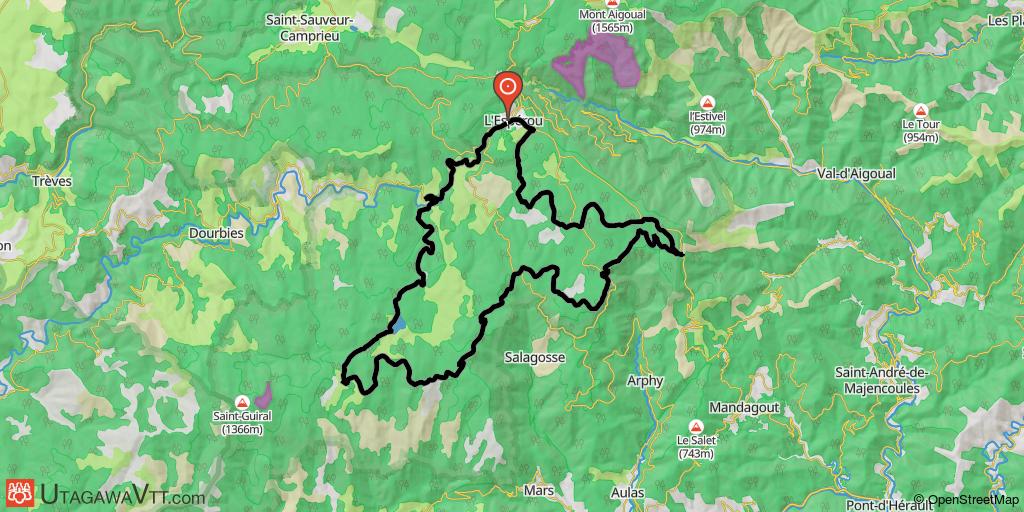 Les sentiers du massif de l'Aigoual