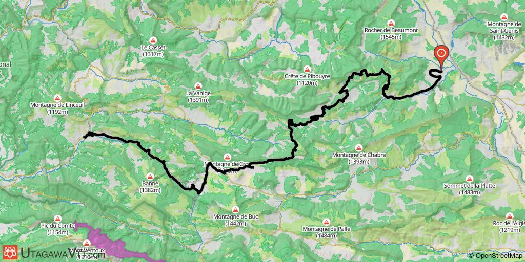 Trip Drôme J2 - Lagrand - Buis-les-Baronnies