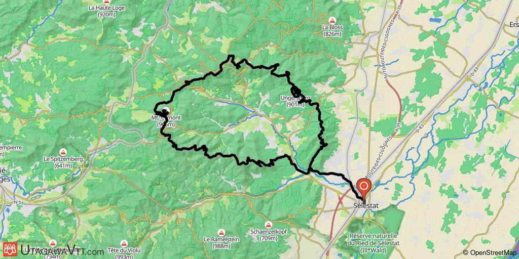 Tour de la vallée de Villé - Sens anti-horaire