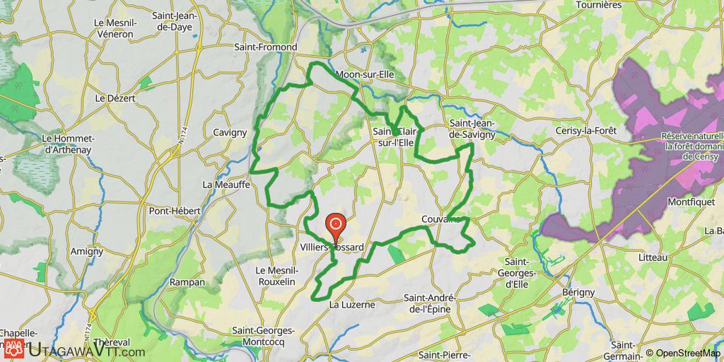 Villiers-Fossard - Couvains - La Meauffe