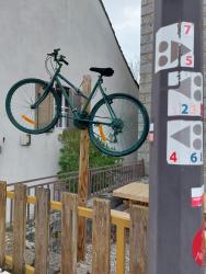 Nasbinals, Aubrac Electro Velo, départ des circuits VTT FFC