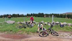 Pause en haut de côte