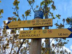 Totem des circuits de randonnée