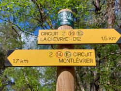 Totem des circuits de randonnée