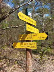 Totem des circuits de randonnée