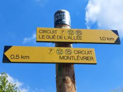 Totem des circuits de randonnée