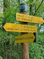 Totem des circuits de randonnée