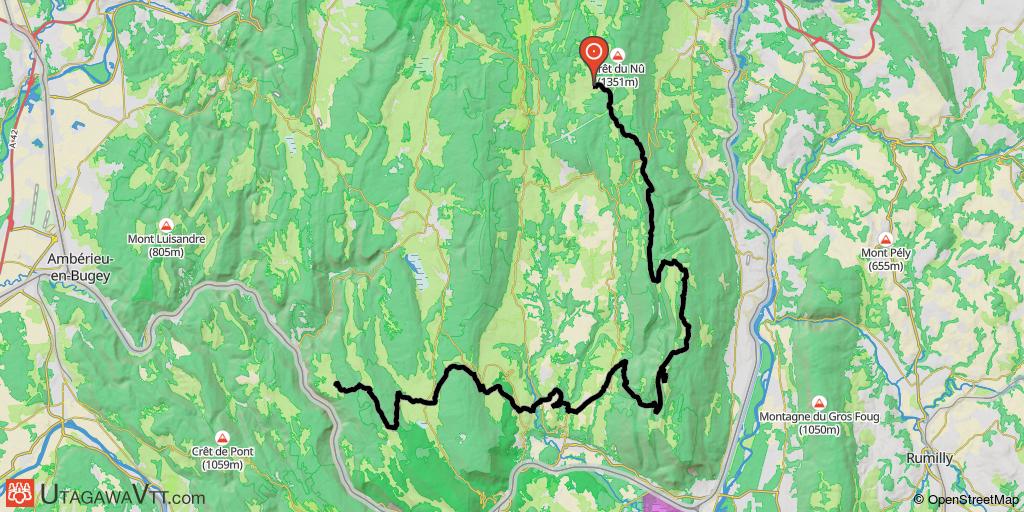 Boucle de l'Ain - Bergonnes - Hostia (Etape 2/3)
