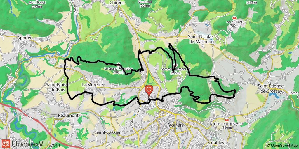 Tour des sommets de Voiron par les crêtes