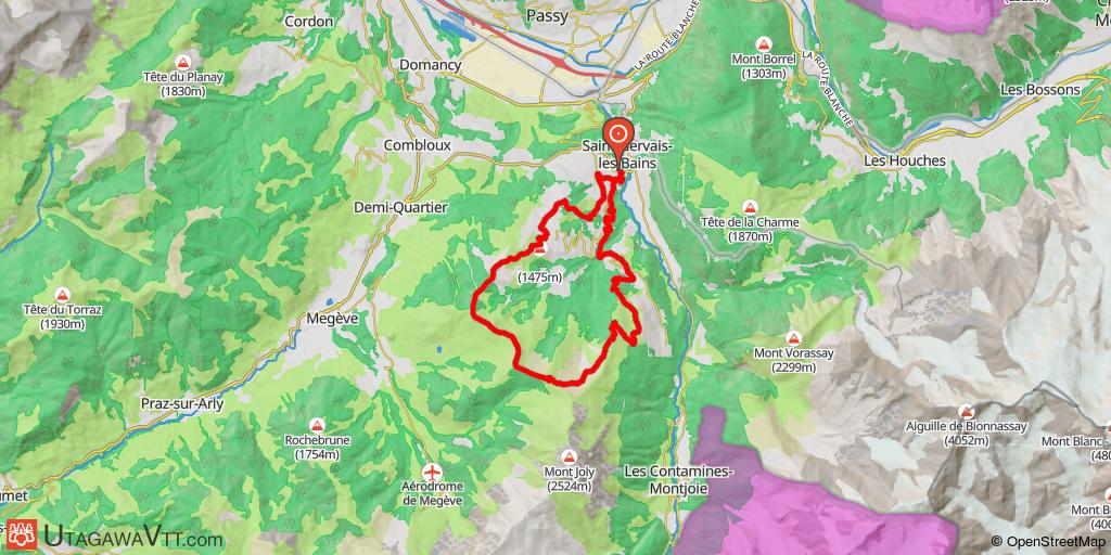 Mont d'Arbois au départ de St Gervais