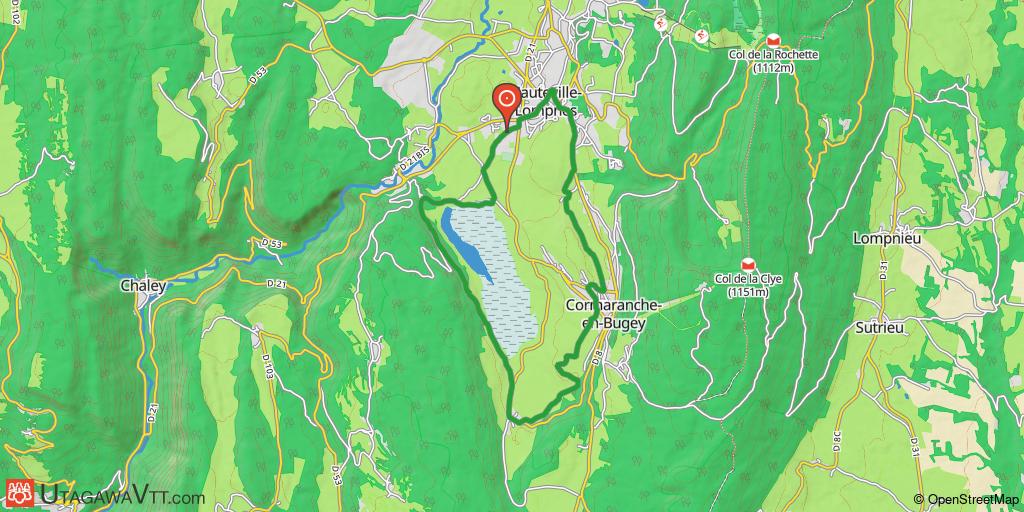 Espace VTT-FFC Ain-Forestière - Parcours vert N° 50 : Tour des Lésines