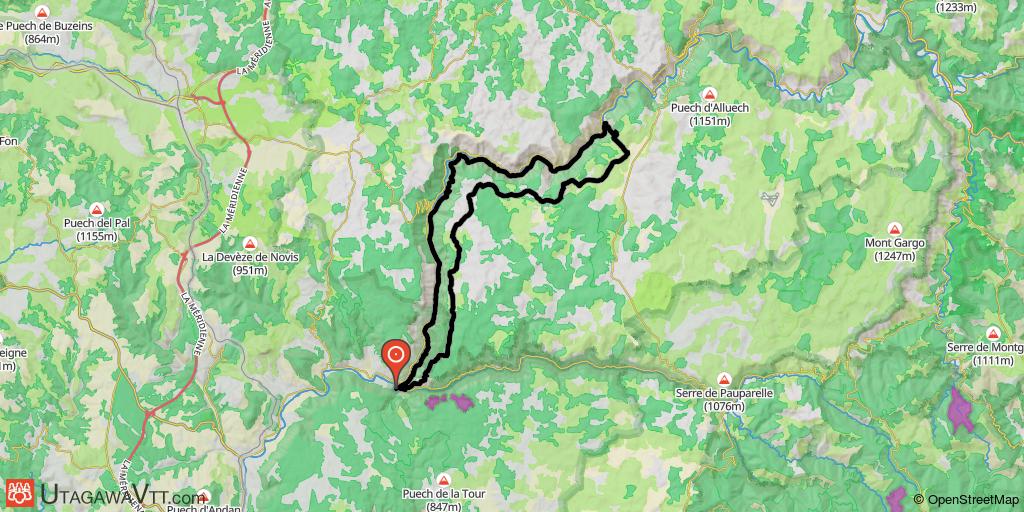 Raid au Rozier - Gorges du Tarn rive gauche (Etape2/3)