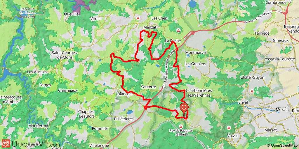 Rando entre Paugnat et Manzat en suivant la Morge
