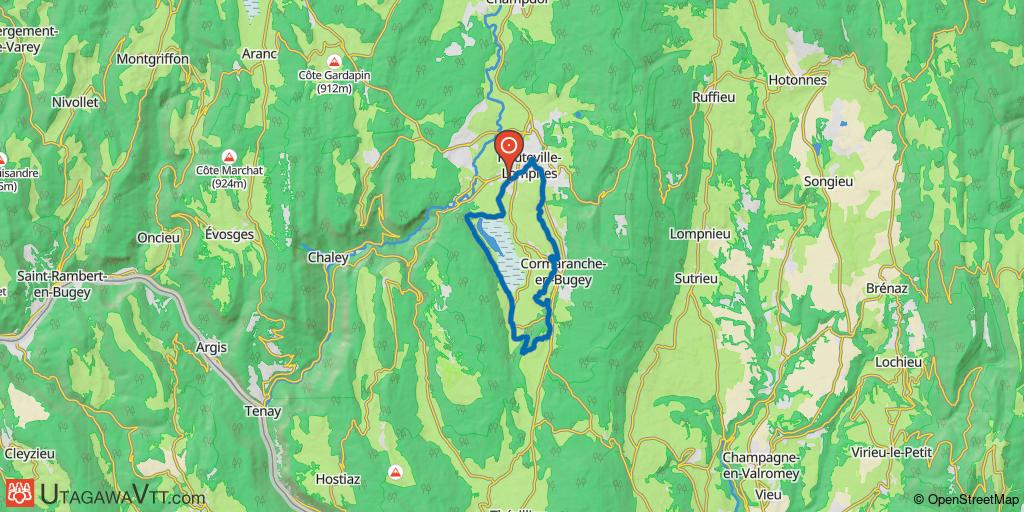 Esapce VTT-FFC Ain-Forestière - Parcours bleu N° 51 : Marais de Vaux - Les Teillères