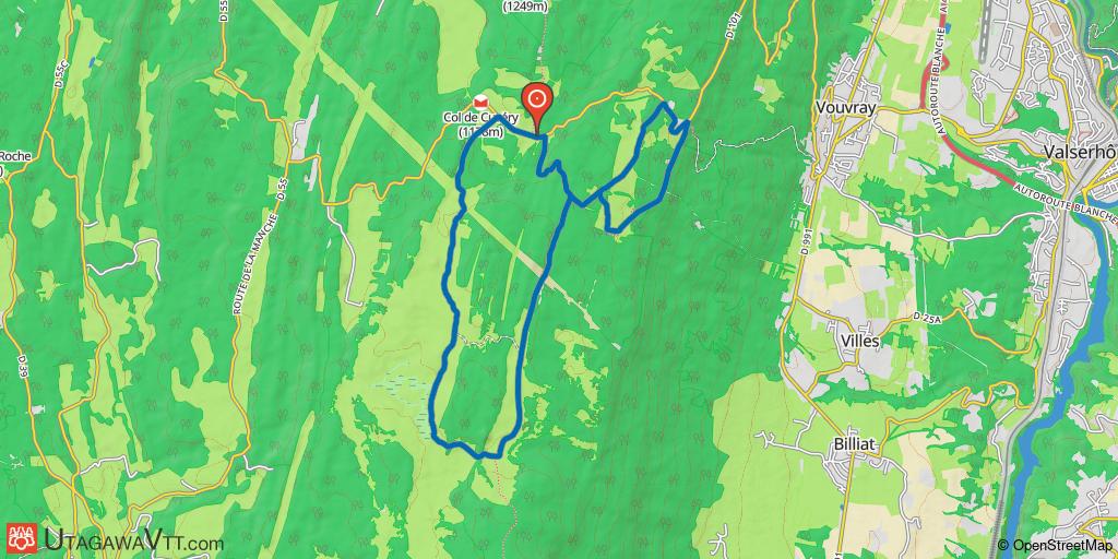 Espace VTT-FFC Ain-Forestière - Parcours bleu N° 31 : Les fermes de Retord