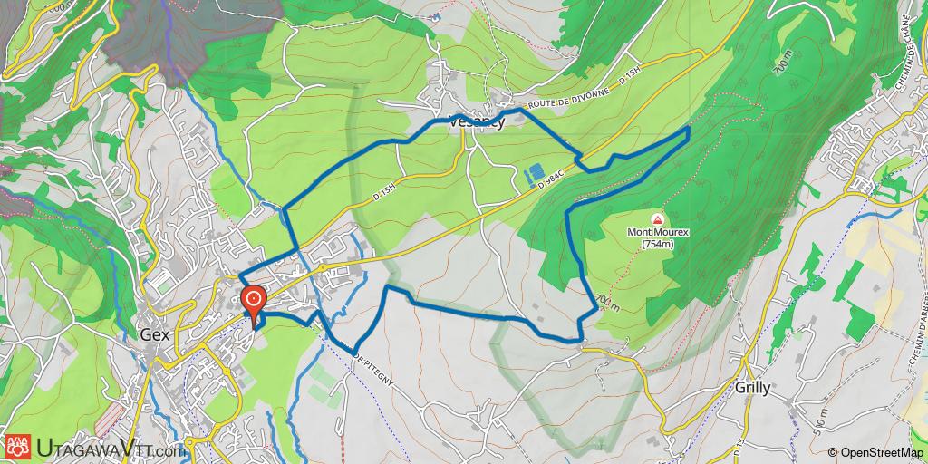 Espace VTT-FFC Ain-Forestière - Parcours bleu N° 81 : Les Druides